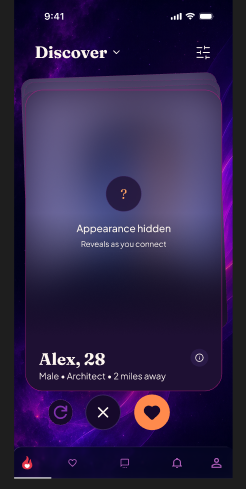 OpenUp Discover screen